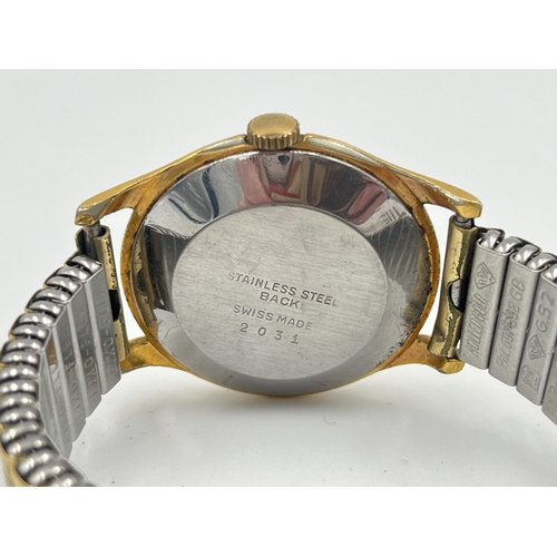 2100 - A mid 20th century Roamer Super Shock mechanical men's wristwatch