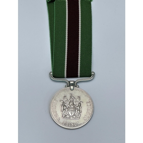 2205 - A Rhodesia Prison Service For Meritorious Service medal