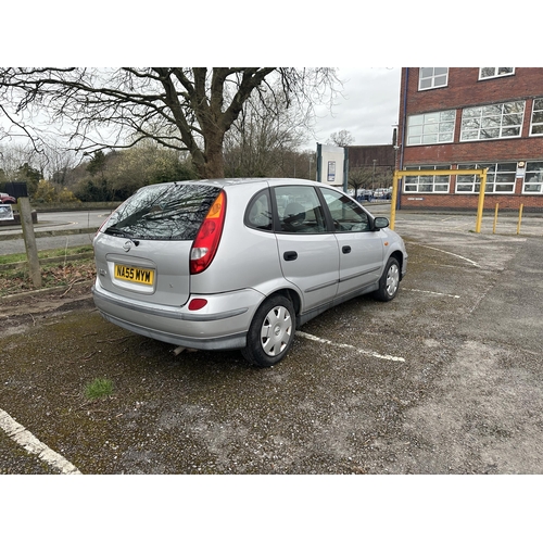 863C - A 2005 Nissan Almera Tino S 1.8L petrol CVT automatic five door compact MPV with 73,900 miles on the... 