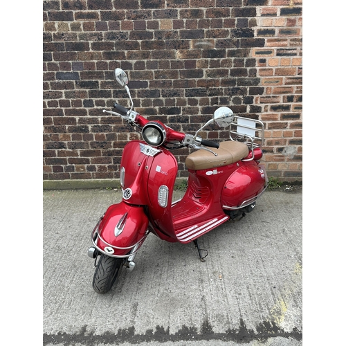 863A - A 2019 Lexmoto Milano 125cc scooter with 6639 km on the clock, MOT until 9/8/24, no service history....