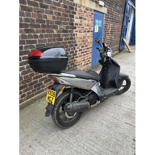 863B - A 2008 Kymco Agility City 125cc scooter with 25,685 km on the clock, MOT until 21/12/24, no service ... 