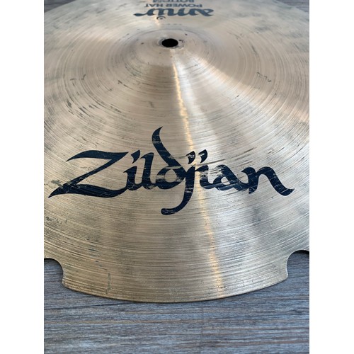 Two sets of hihat cymbals to include 14" Zildjian Amir power hihats together with 14" Zildjian Ave