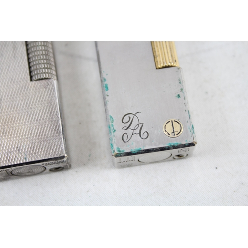 2119 - Two Dunhill cigarette lighters