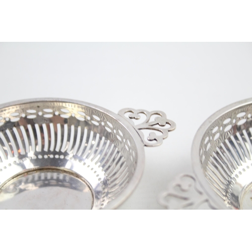 2130 - Two .925 sterling silver bon bon dishes - approx. gross weight 68g