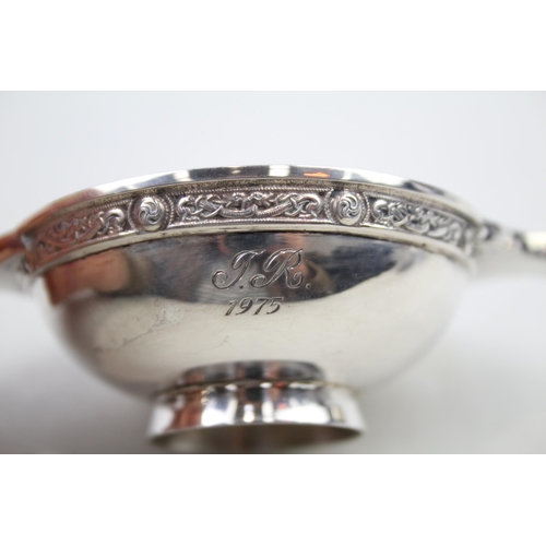 2136 - A Scottish .925 sterling silver quaich cup - approx. gross weight 60g