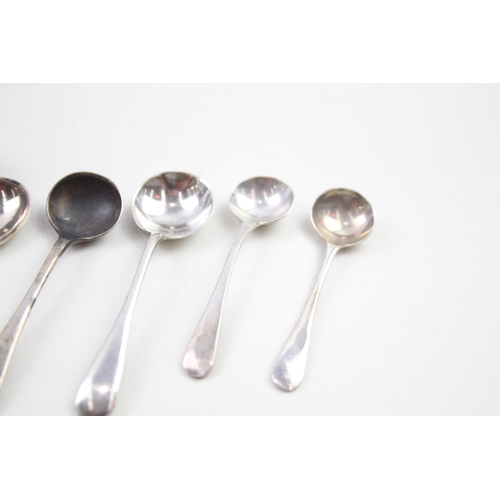 2151 - Ten antique and later .925 sterling silver condiment spoons - approx. gross weight 63g