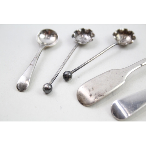 2165 - Eight .925 sterling silver condiment spoons - approx. gross weight 44g