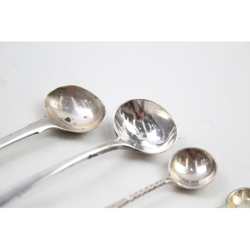 2165 - Eight .925 sterling silver condiment spoons - approx. gross weight 44g