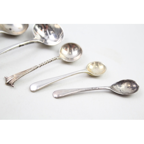 2165 - Eight .925 sterling silver condiment spoons - approx. gross weight 44g