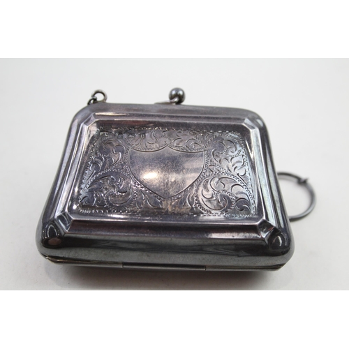 2167 - A .925 sterling silver coin purse - approx. gross weight 42g