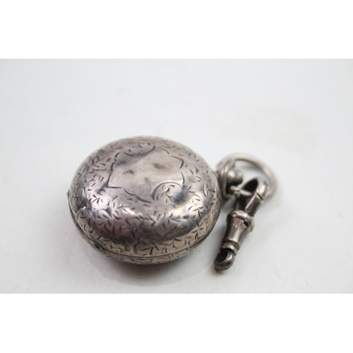 2168 - A .925 sterling silver sovereign case - approx. gross weight 16g