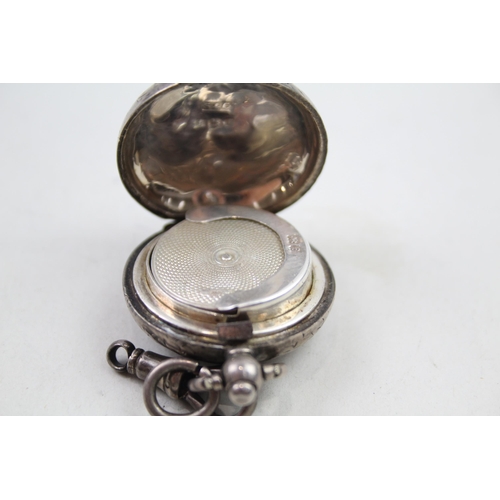 2168 - A .925 sterling silver sovereign case - approx. gross weight 16g