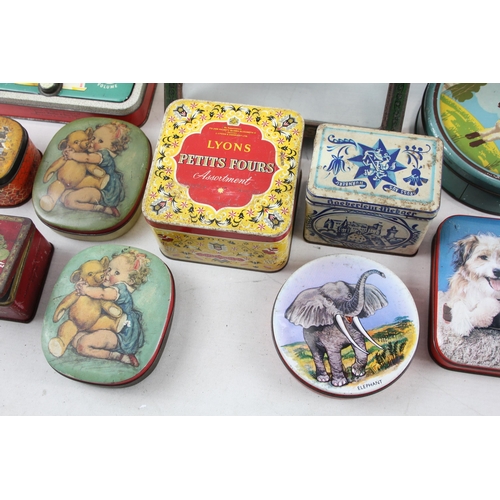 514 - A collection of mid 20th century collectable tins