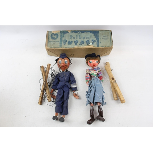 516 - Two Pelham Puppets marionettes