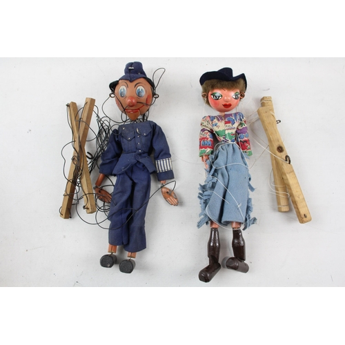 516 - Two Pelham Puppets marionettes