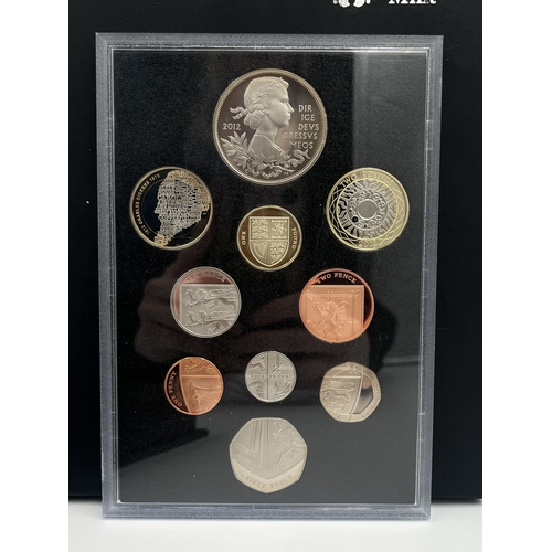 2181 - A cased Royal Mint The 2012 United Kingdom proof coin set