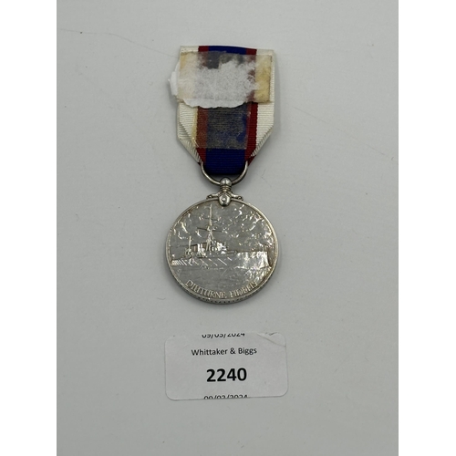 2240 - A George V Royal Fleet Reserve Long Service & Good condict medal presented to SS. 114715(Po.B.11174)... 