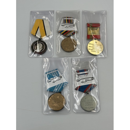 2243 - Five Russian military medals