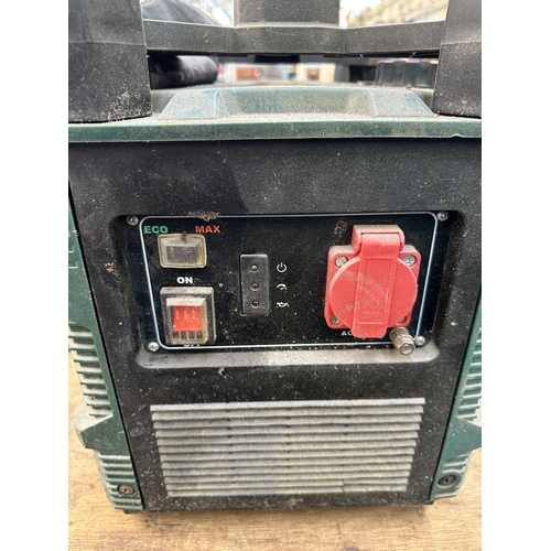 906 - A Parkside PGI 1200 B2 1200w inverter generator