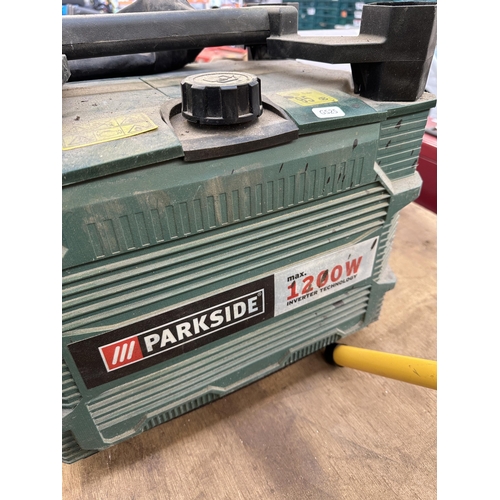 906 - A Parkside PGI 1200 B2 1200w inverter generator