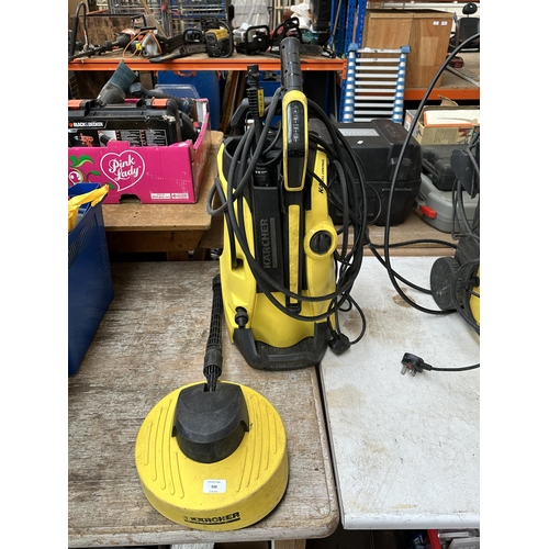 936 - A Kärcher K4 full control pressure washer with accessories