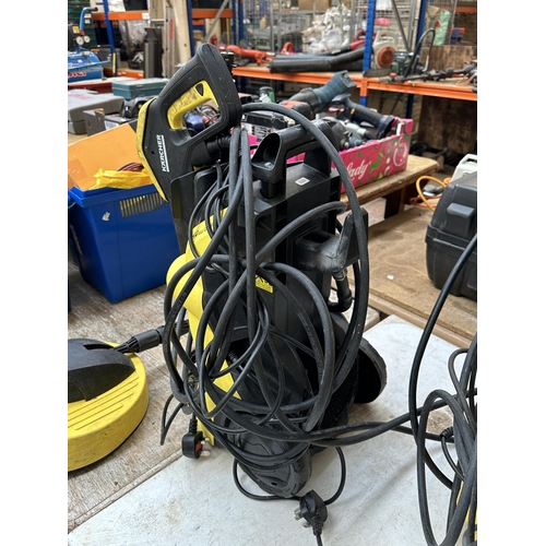 936 - A Kärcher K4 full control pressure washer with accessories