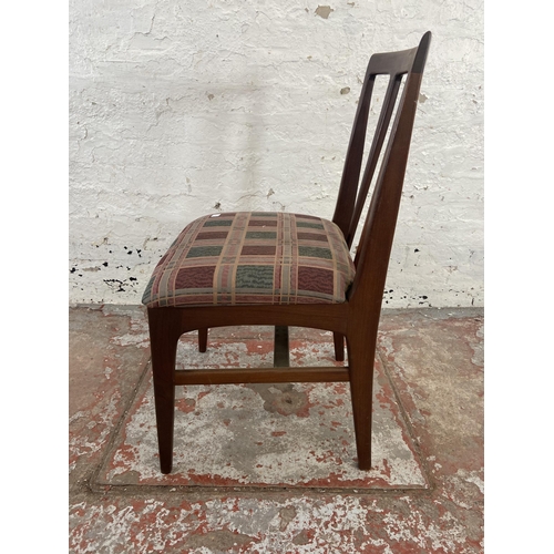 141 - Six mid 20th century Younger afromosia dining chairs