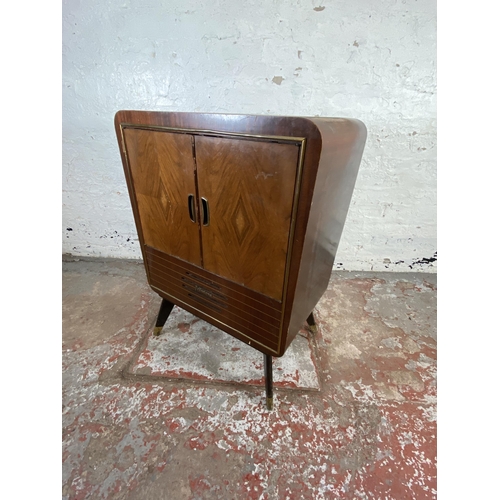 176 - A mid 20th century Portadyne radiogram with walnut cabinet - approx. 87cm high x 65cm wide x 38cm de... 