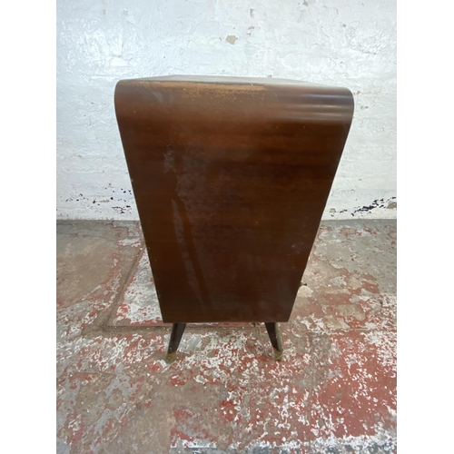 176 - A mid 20th century Portadyne radiogram with walnut cabinet - approx. 87cm high x 65cm wide x 38cm de... 