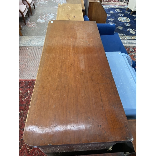 69 - A Victorian mahogany chest of drawers - approx. 125cm high x 120cm wide x 51cm deep