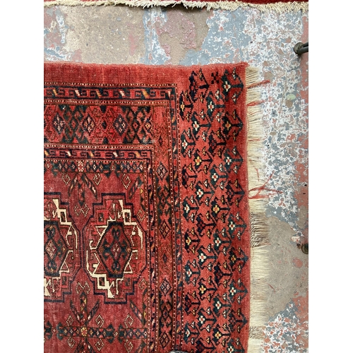 76 - A mid 20th century Bokhara rug - approx. 150cm x 95cm