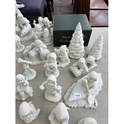 353 - A collection of Department 56 Snowbabies figurines