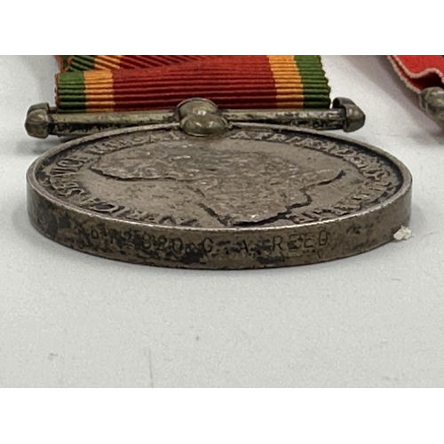 2224 - Two WWI and WWII South African medal sets presented to Sjt. G F Reed Pietersbg Cdo.