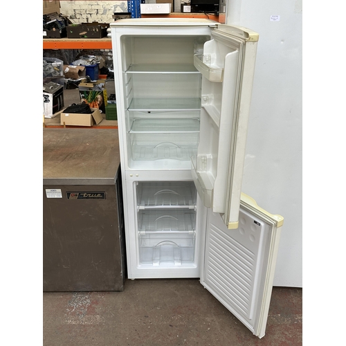 790 - An Argos value range upright fridge freezer - approx. 145cm high