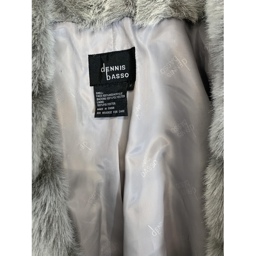 415 - A Dennis Basso faux fur jacket