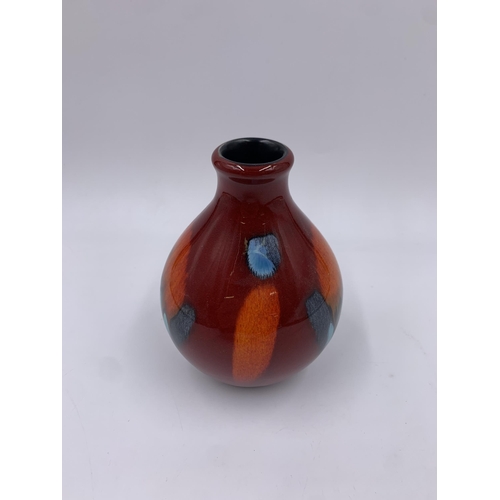 296 - A Poole Pottery Living Glaze Collection Volcano pattern vase - approx. 13cm high