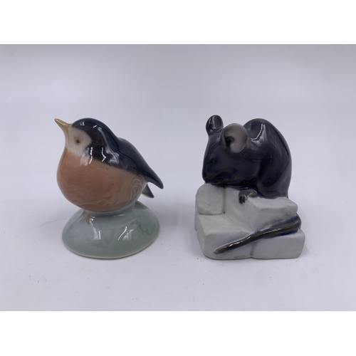 320 - Five Royal Copenhagen animal figurines