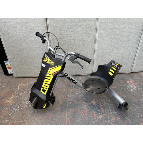 878 - A Razor Power Rider 360 children's electric drift scooter