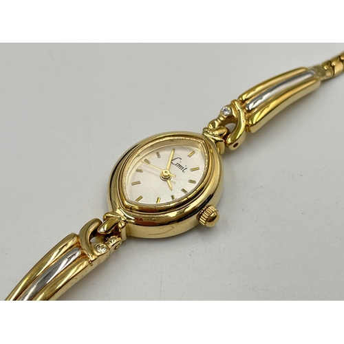 2086A - Seven wristwatches to include mid 20th century Cyma mechanical field watch, boxed mid 20th century R... 