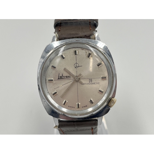 2106B - A mid 20th century Lalvani 23 mechanical 37mm men's wristwatch