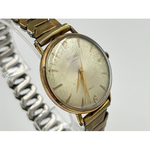 2106F - A mid 20th century Precimax mechanical men's wristwatch