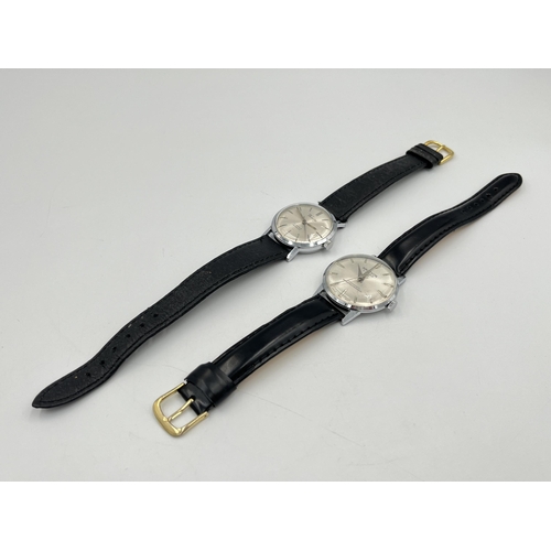 2106H - Two mid 20th century mechanical men's wristwatches, one Halcyon and one Verity