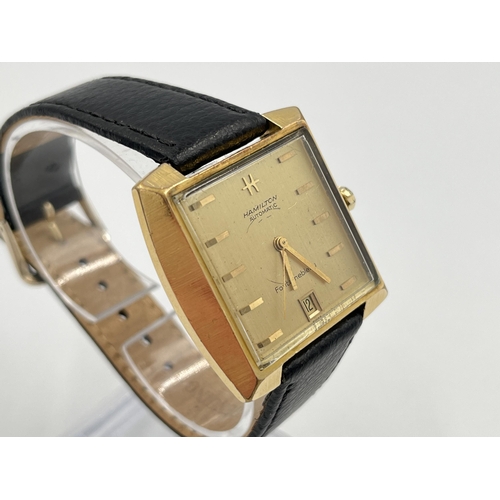 2106I - A mid 20th century Hamilton Fontainebleau automatic 35mm men's wristwatch - ref. 64048-4