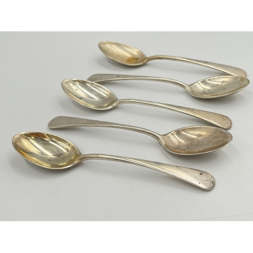 2124 - A set of five Henry Williamson Ltd. hallmarked Birmingham silver teaspoons, dated 1914 - approx. gro... 