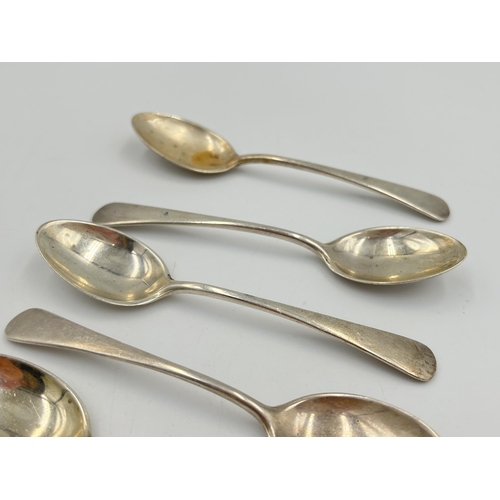 2124 - A set of five Henry Williamson Ltd. hallmarked Birmingham silver teaspoons, dated 1914 - approx. gro... 