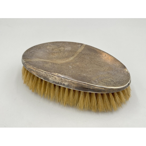 2147 - A Docker & Burn Ltd. hallmarked Birmingham silver clothes brush, dated 1924 - approx. gross weight 1... 