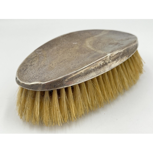 2147 - A Docker & Burn Ltd. hallmarked Birmingham silver clothes brush, dated 1924 - approx. gross weight 1... 