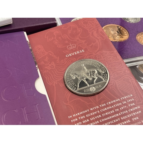 2186 - A collection of Great British Commemorative coins to include H.M. Queen Elizabeth The Queen Mother's... 