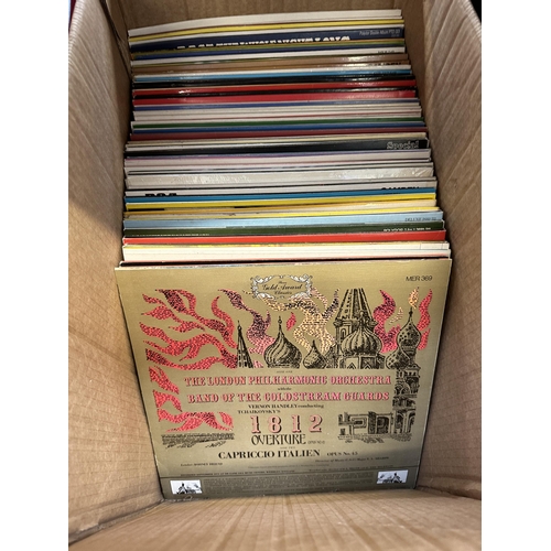 1049 - Four boxes, three containing LP vinyl records and one containing CDs