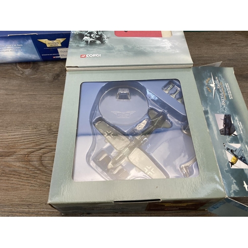 397 - Five boxed Corgi The Aviation Archive limited edition 1:72 scale diecast model aircraft, AA33003, 49... 